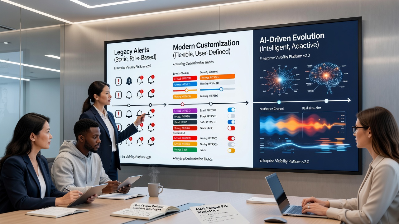 Analyzing the Evolution of Alert Customization Features in Enterprise Visibility Platforms